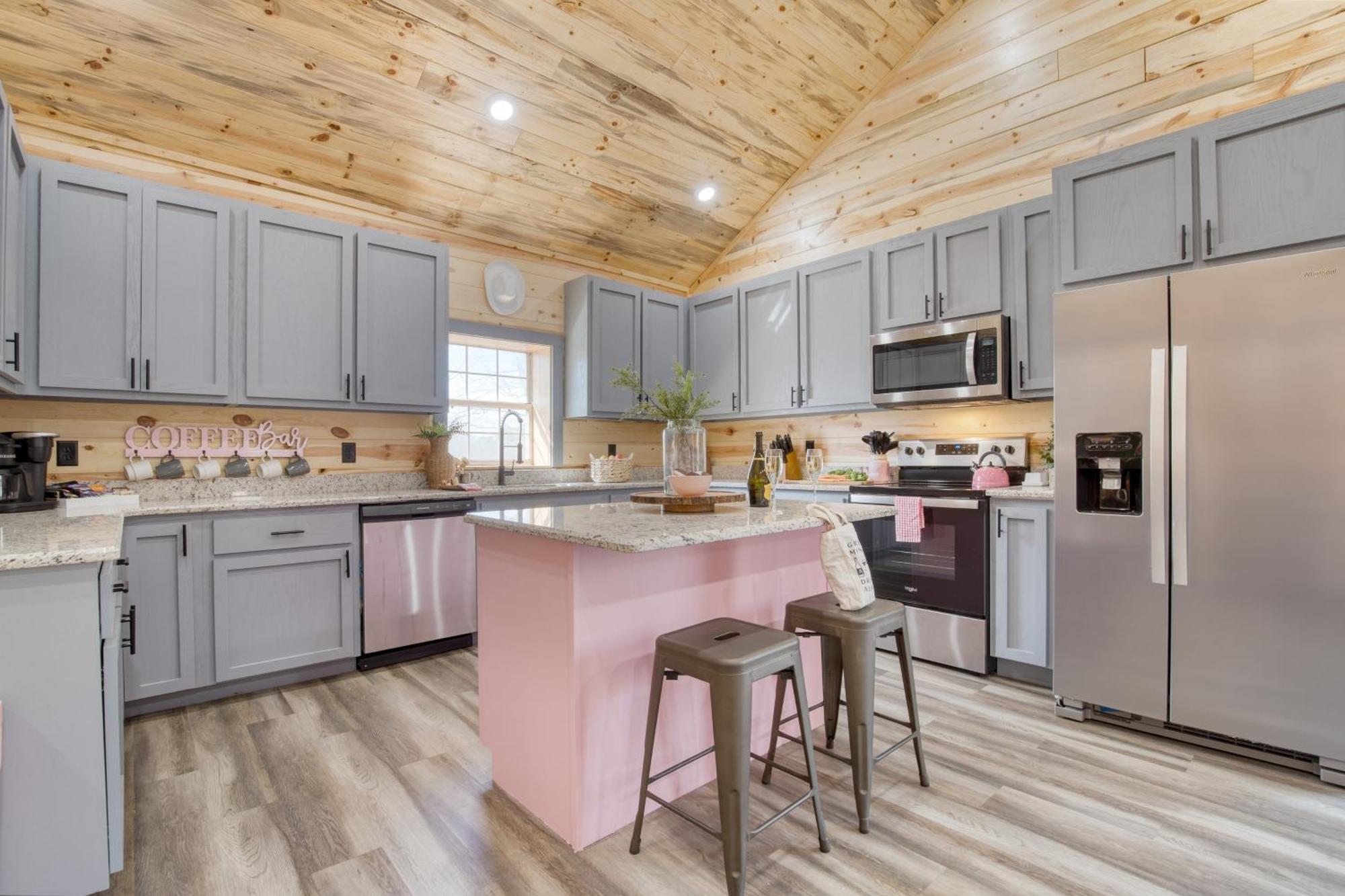 Pink Pines Avantstay Luxury Aesthetic Dream Home Indoor Pool Hot Tub 비둘기 포지 외부 사진
