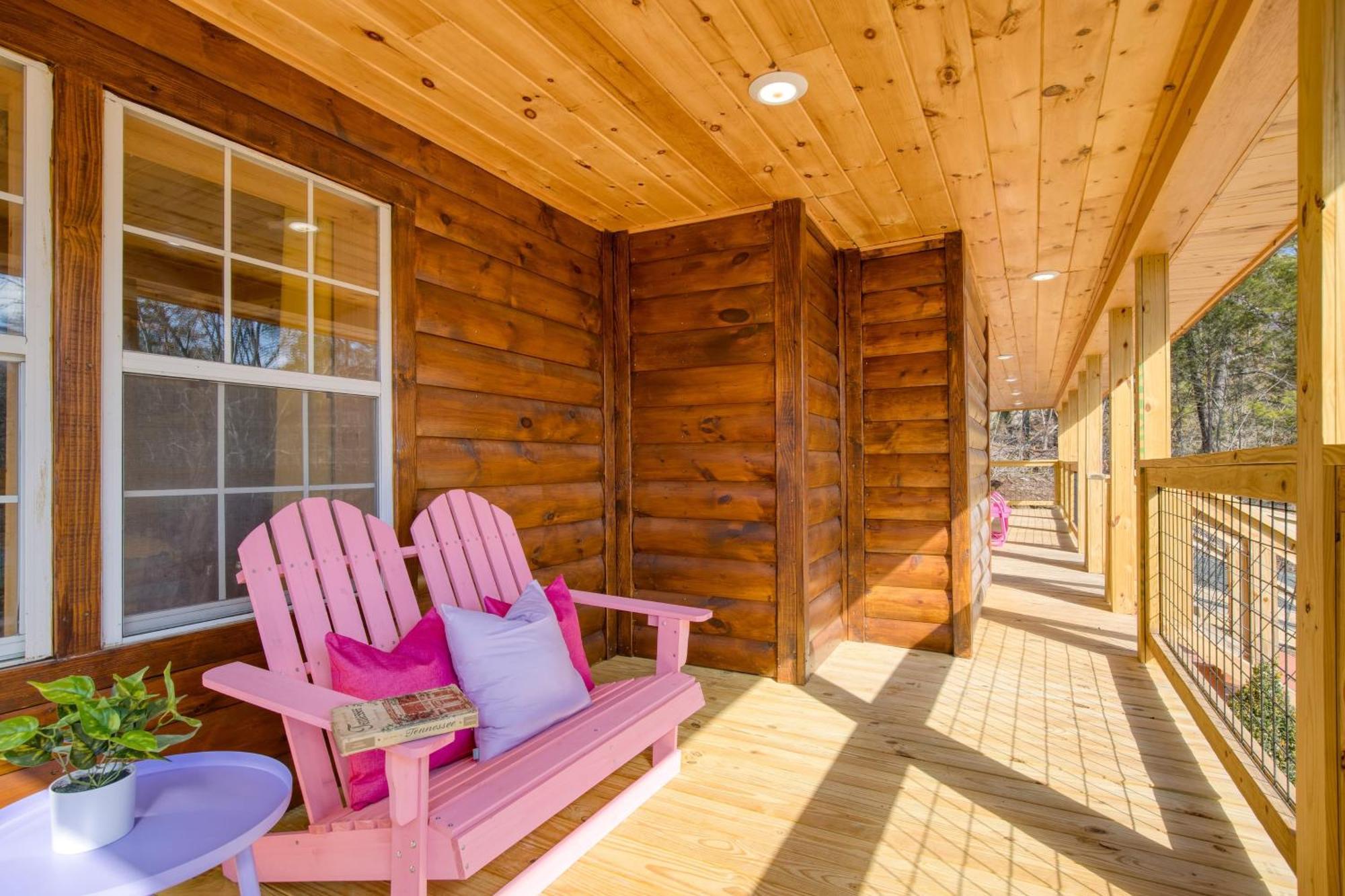 Pink Pines Avantstay Luxury Aesthetic Dream Home Indoor Pool Hot Tub 비둘기 포지 외부 사진