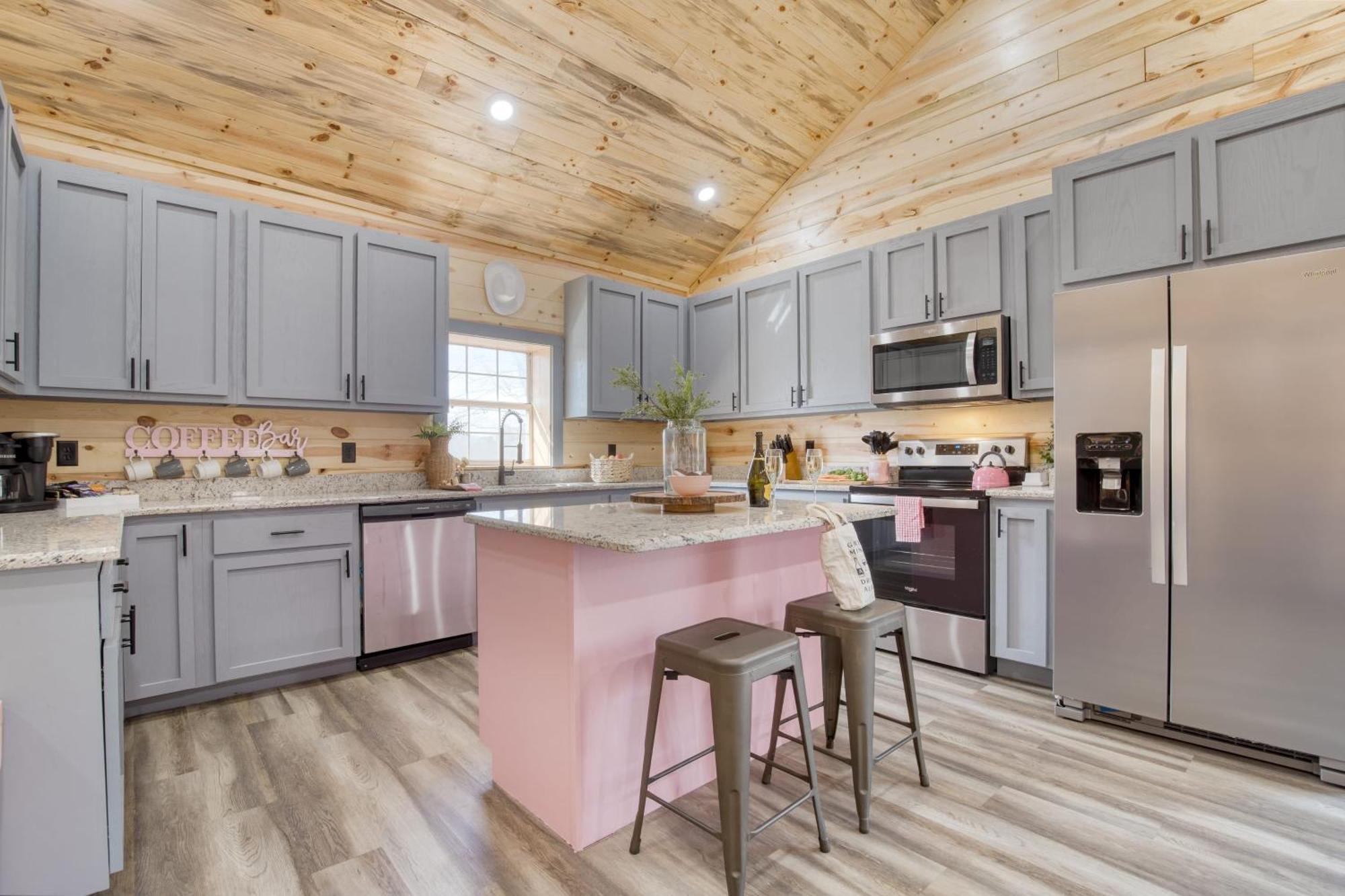 Pink Pines Avantstay Luxury Aesthetic Dream Home Indoor Pool Hot Tub 비둘기 포지 외부 사진